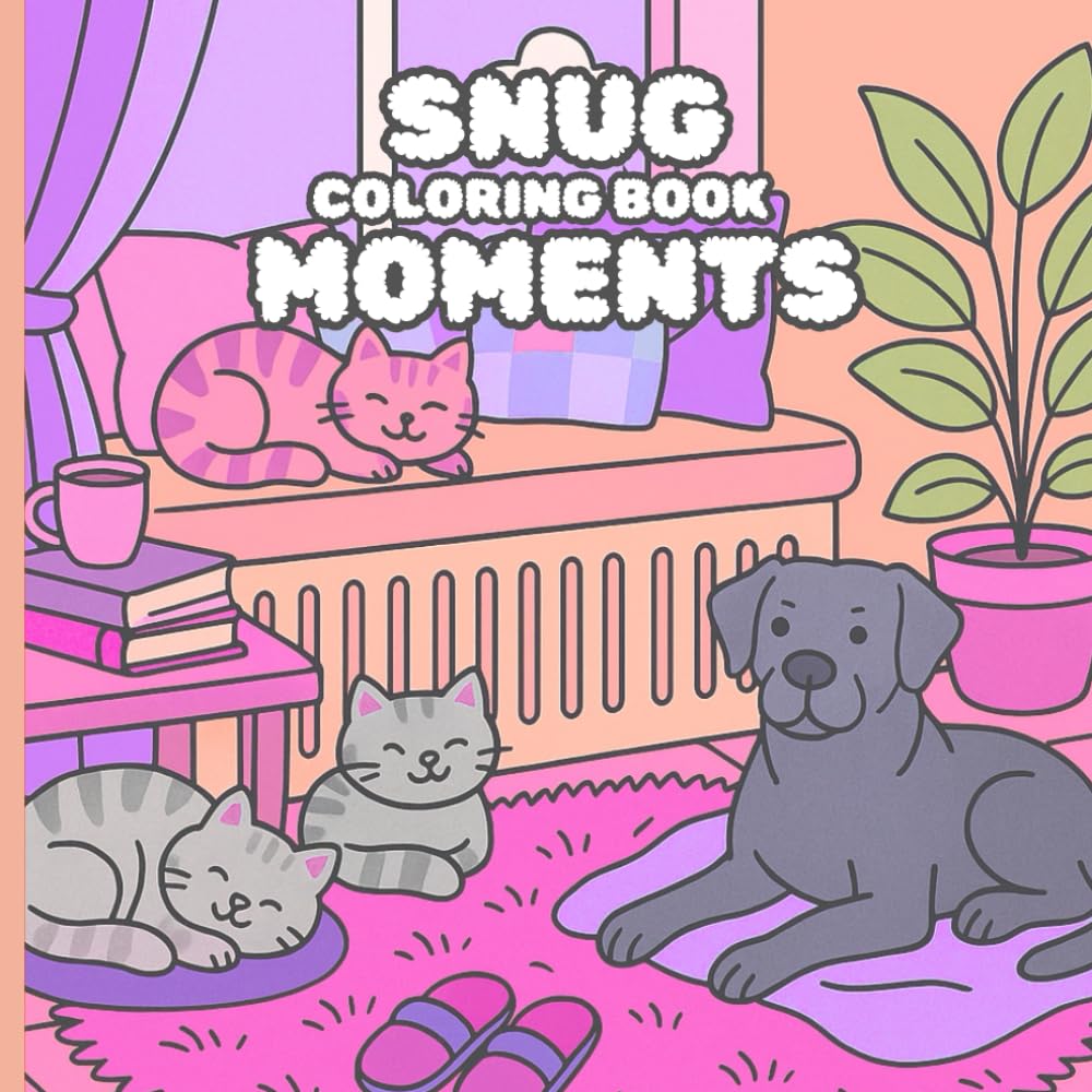 Snug Moments Colouring Book: 50 Cozy Corners to Colour—Grab Your Copy of Snug Moments Today! book