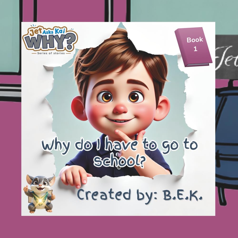 Jet Asks Kai WHY? Why do I have to go to school?: A Heartfelt Story About New School Nerves, Routines, and Bravery at Drop-Off Time book