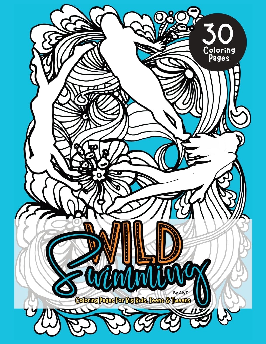 Wild Swimming Coloring Pages For Big Kids, Teens & Tweens Leisure & Fun