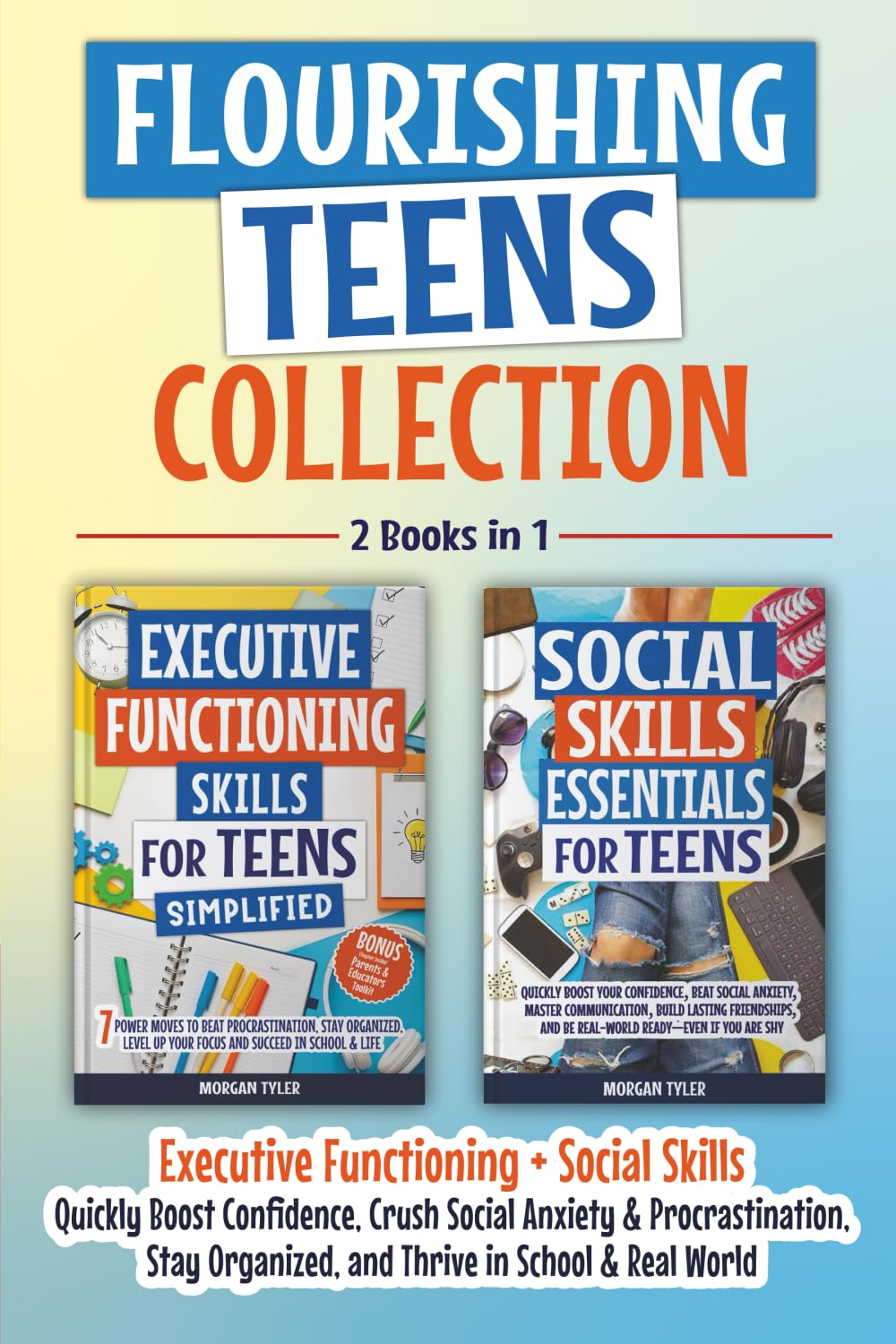 Flourishing Teens Collection: Executive Functioning + Social Skills: Key Life Skills to Boost Confidence, Crush Social Anxiety & Procrastination, Stay ... & Real World (Flourishing Teens Series) Health, Nutrition & Fitness