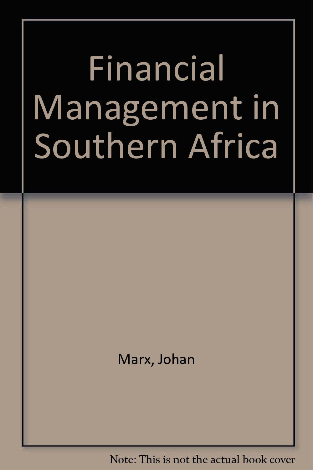 Financial Management in Southern Africa book