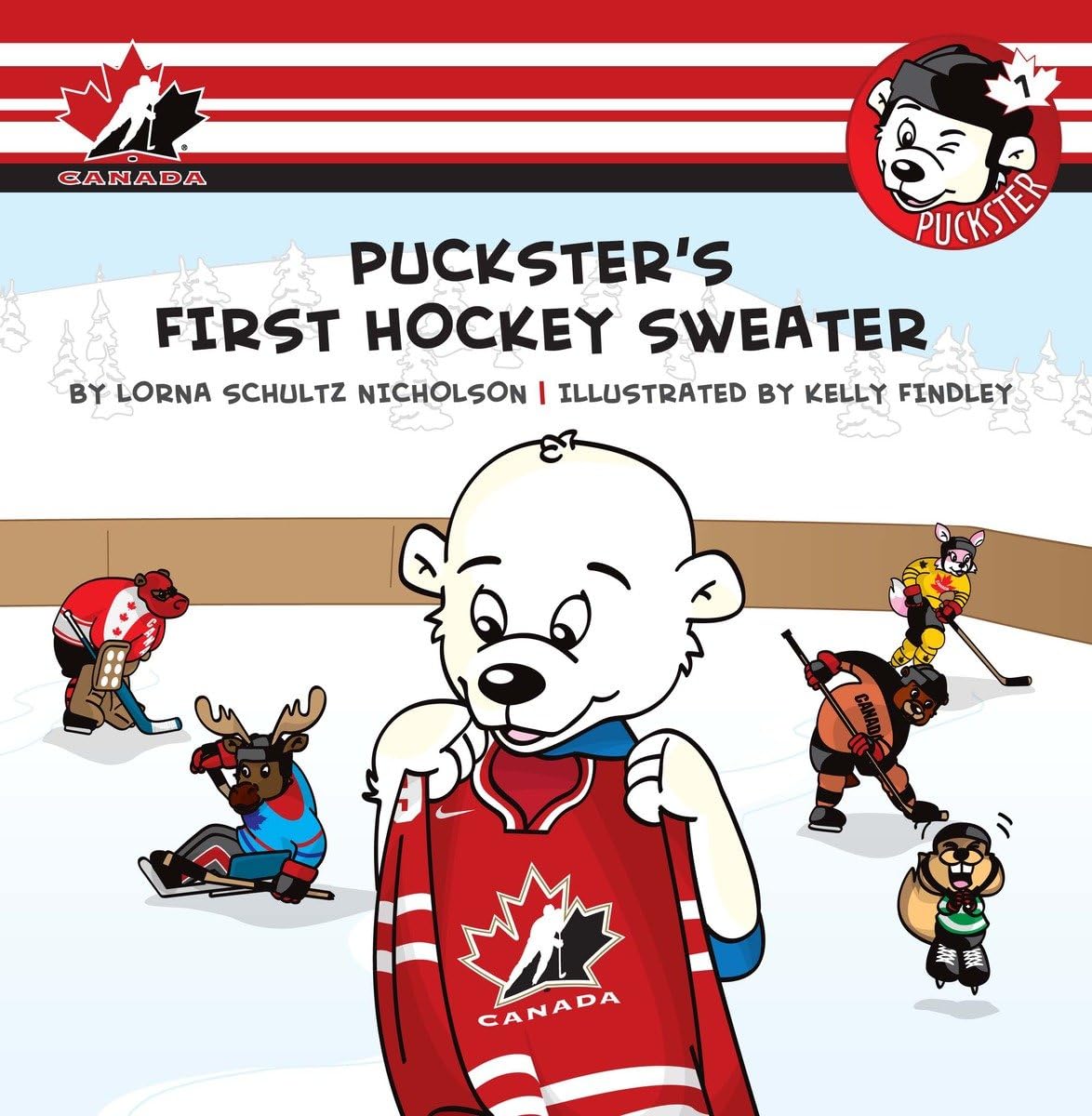 Puckster's First Hockey Sweater book