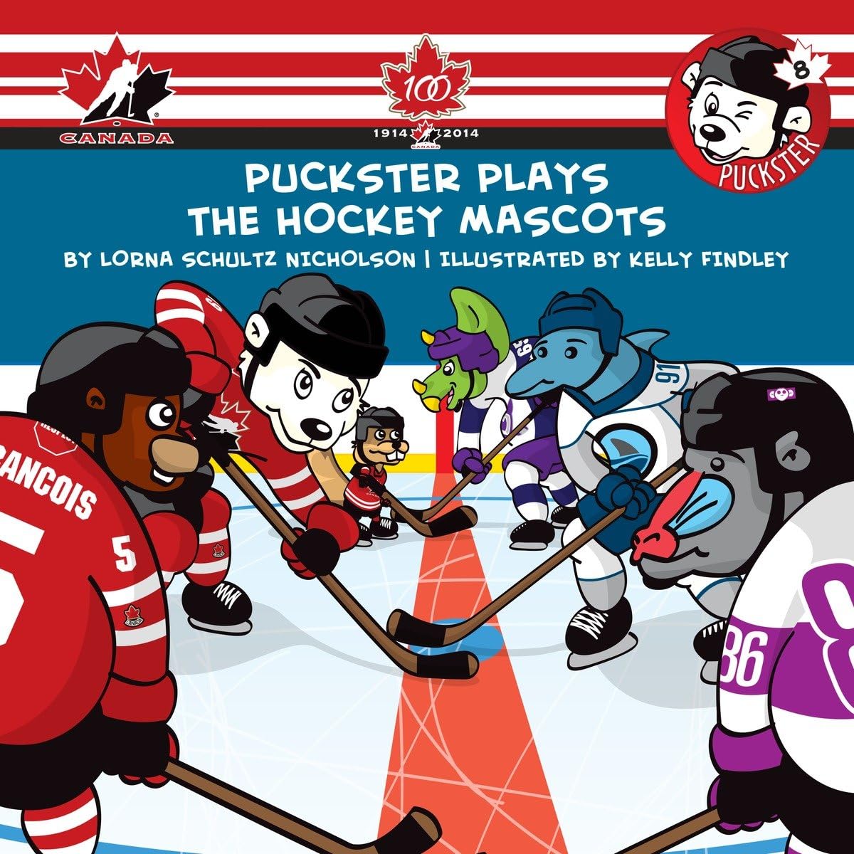 Puckster Plays the Hockey Mascots Leisure & Fun
