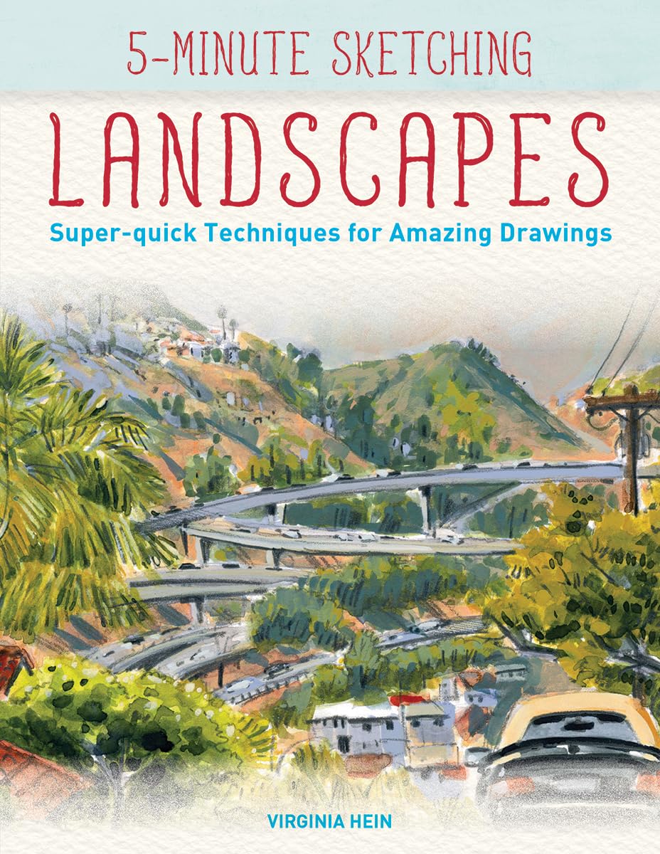 5-Minute Sketching Landscapes: Super-Quick Techniques for Amazing Drawings Arts & Music