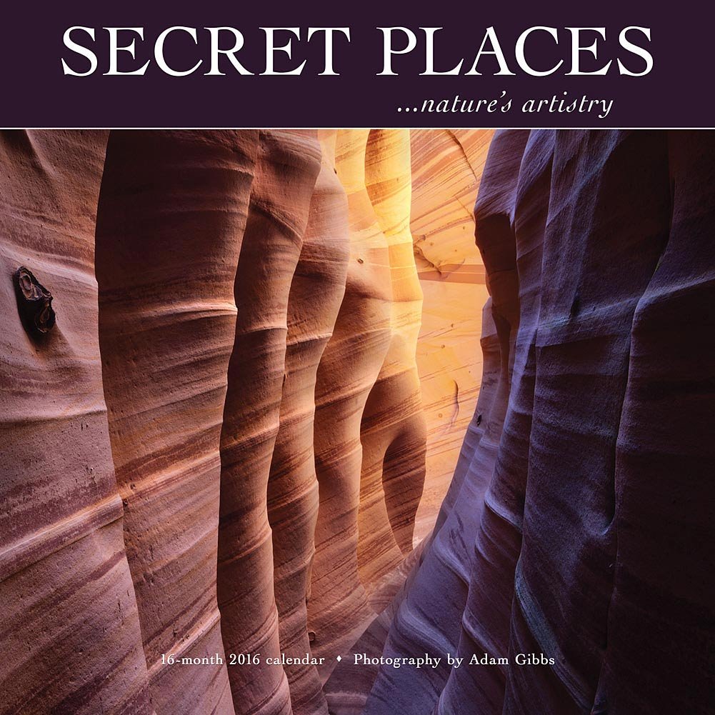 Secret Places 2016 Calendar book