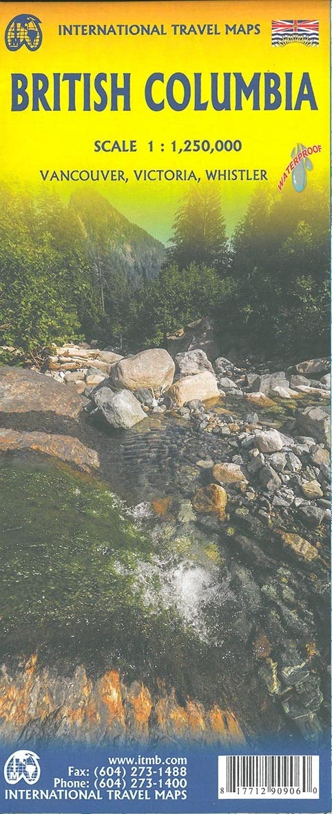 British Columbia 1 : 1 250 000 Leisure, Home & Garden