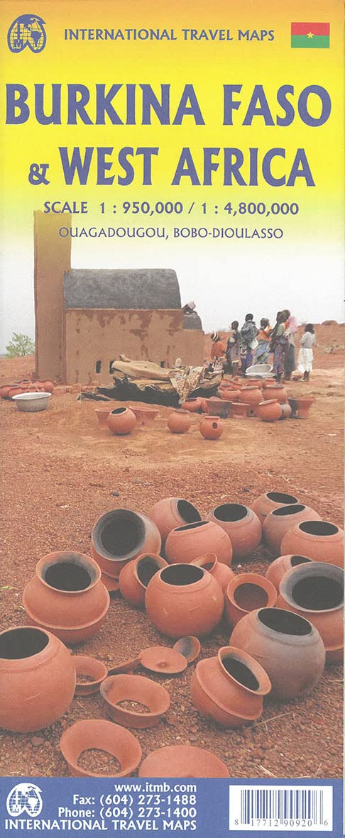 Burkina Faso/West Africa 1:3 400 000 Leisure, Home & Garden