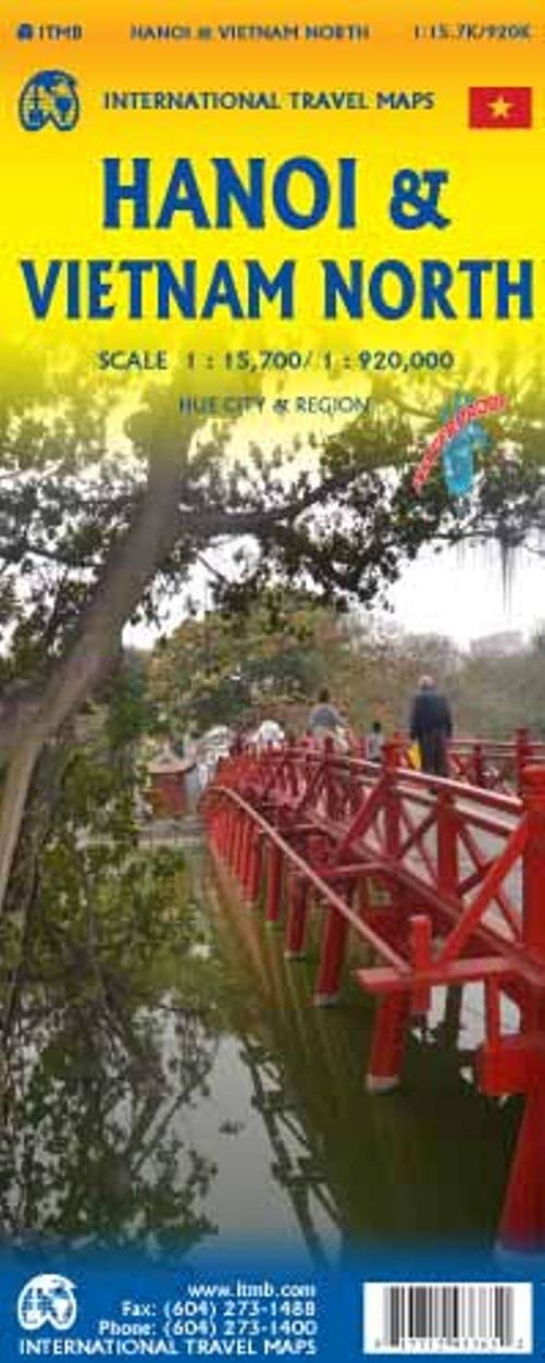 ITM City Map Hanoi & Northern Vietnam Leisure, Home & Garden