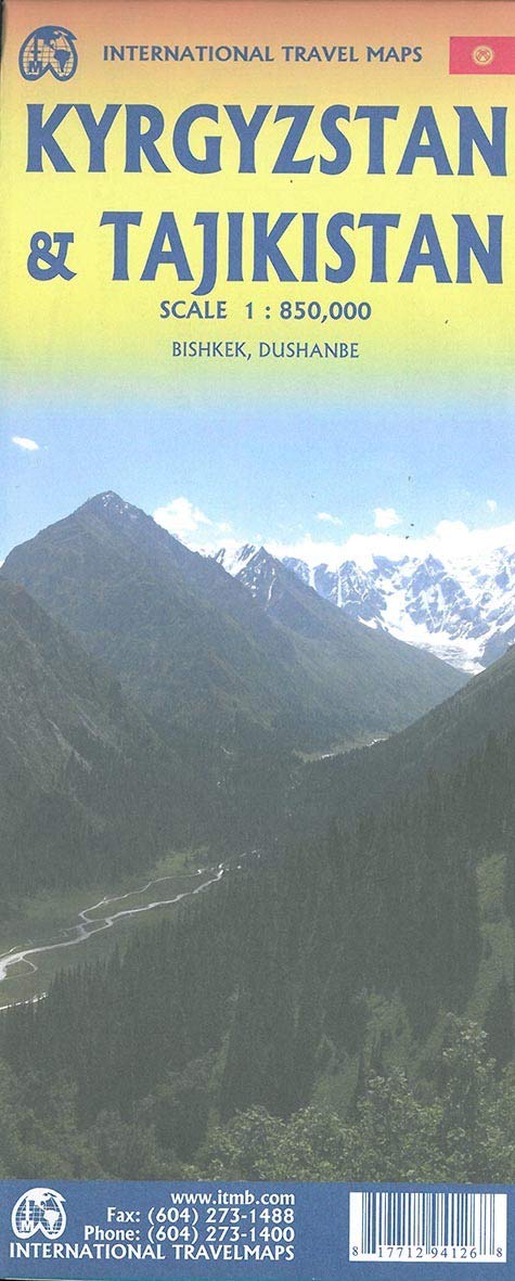 ITM Map Kyrgyzstan & Tajikistan: doppelseitig Leisure, Home & Garden