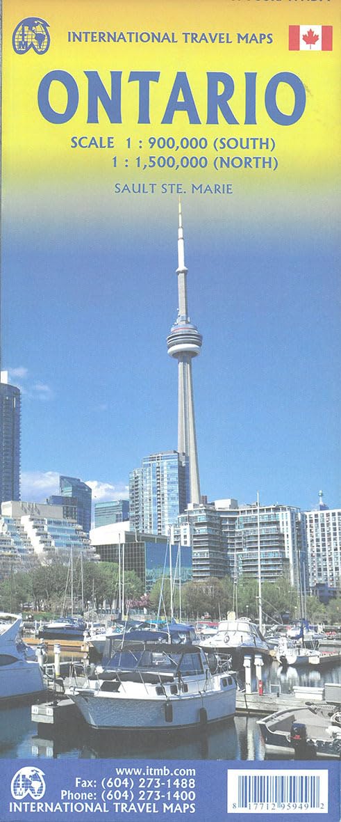 Ontario 1:900000: ITM Travel Reference Map 1:900000 Stationery