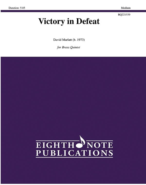 Victory in Defeat: Score & Parts book