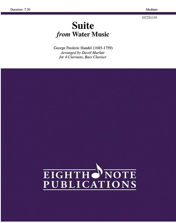 Suite from Water Music: Score & Parts book