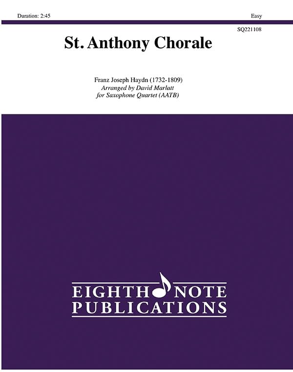 St. Anthony Chorale: Score & Parts book