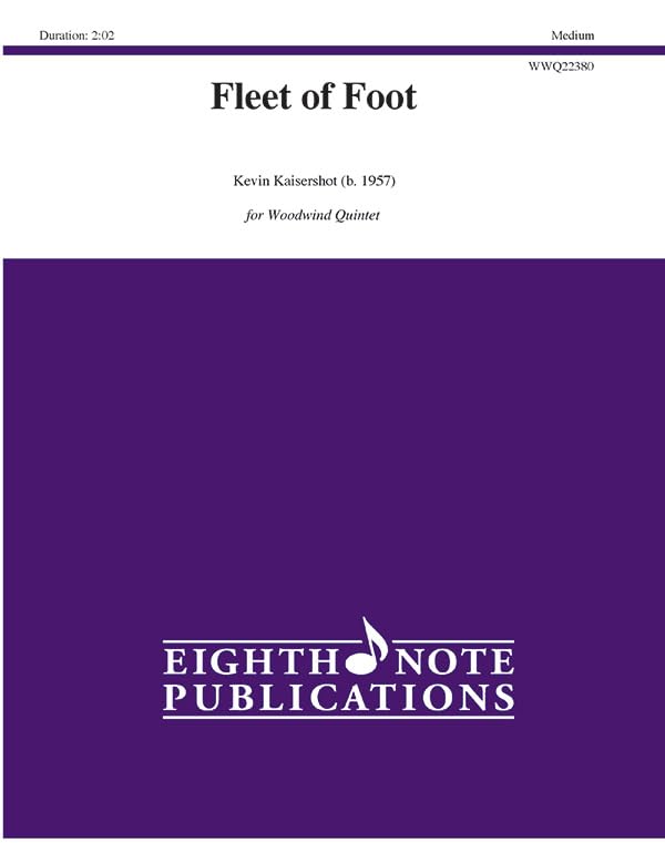 Fleet of Foot: Conductor Score & Parts book