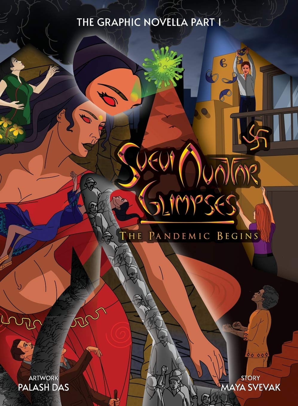 Svevi Avatar Glimpses: The Pandemic Begins, a Graphic Novel book