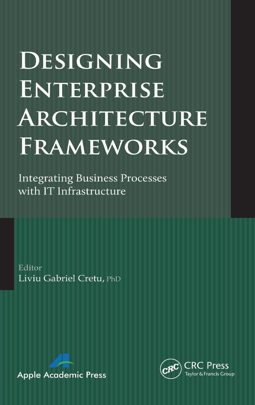 Product Image: Designing Enterprise Architecture Frameworks