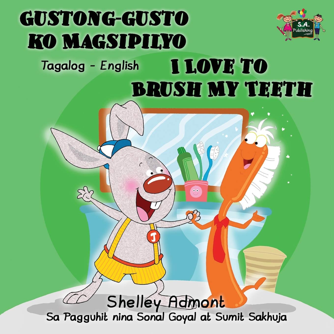 Gustong-gusto ko Magsipilyo I Love to Brush My Teeth Foreign Languages ​​& Dictionaries