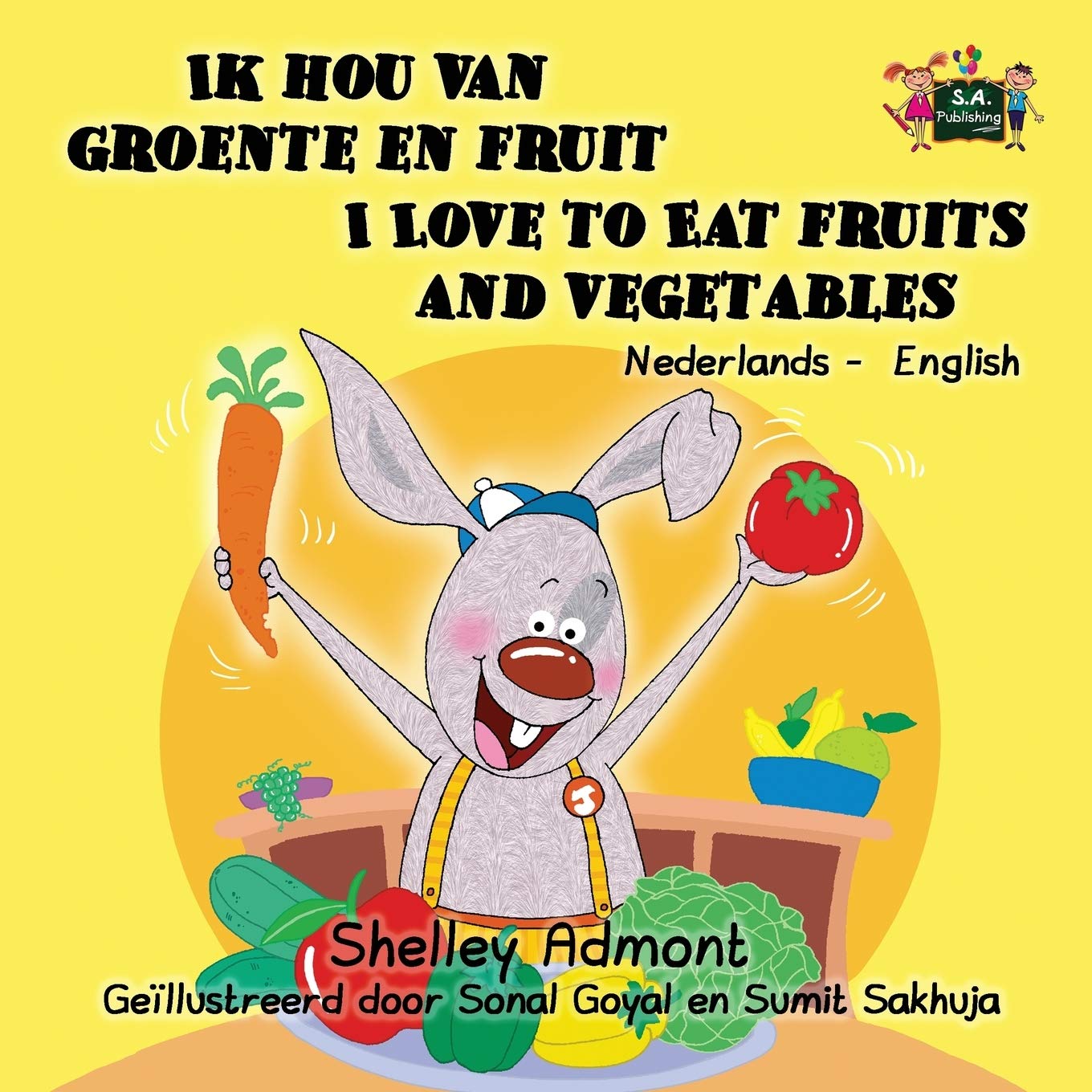 Ik hou van groente en fruit I Love to Eat Fruits and Vegetables Foreign Languages ​​& Dictionaries