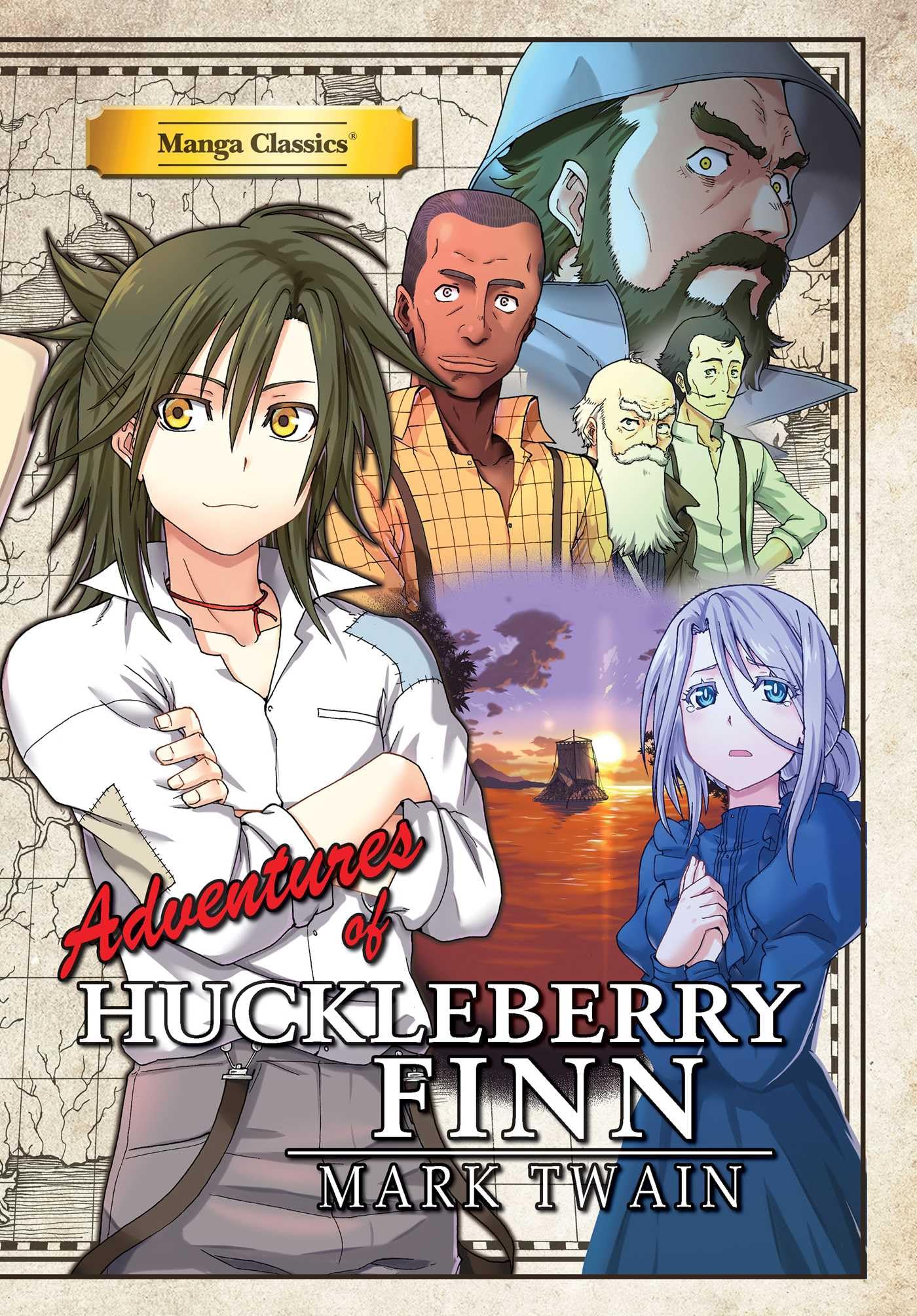 Manga Classics Adv of Huckleberry Finn book