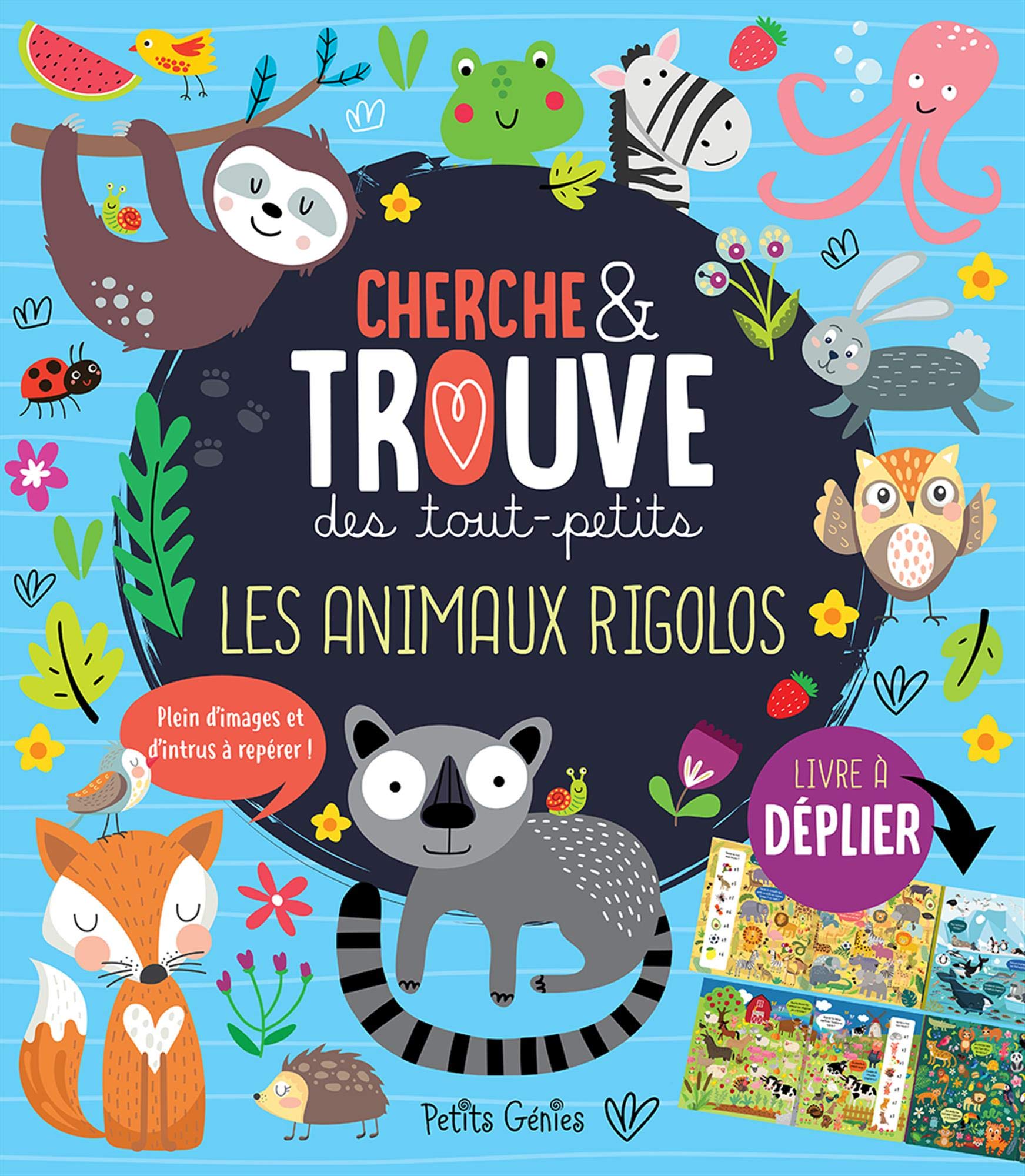 Les animaux rigolos: Cherche et trouve des tout-petits Parents & Children