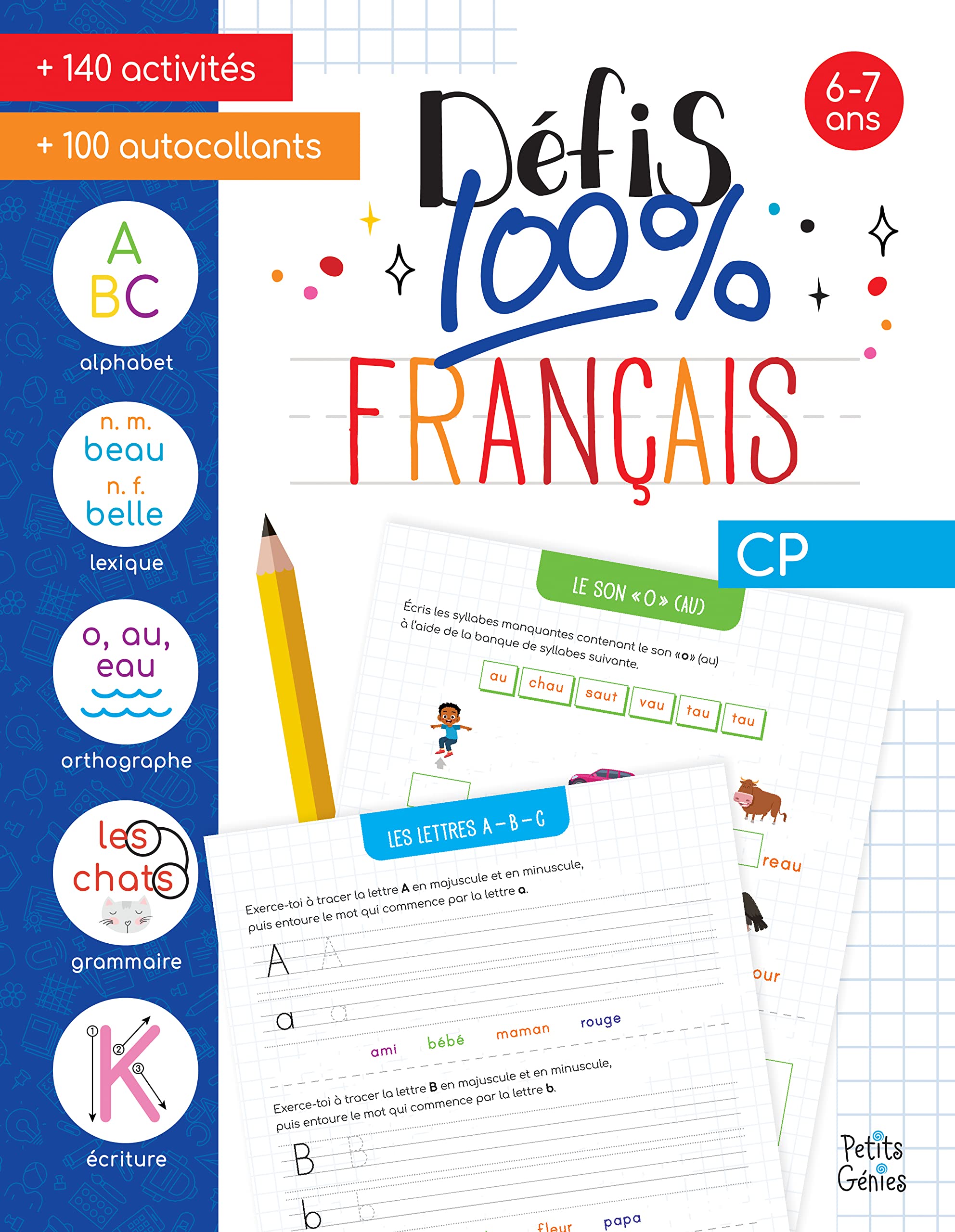 Défis 100% français CP: Avec 100 autocollants Professional & Reference Books