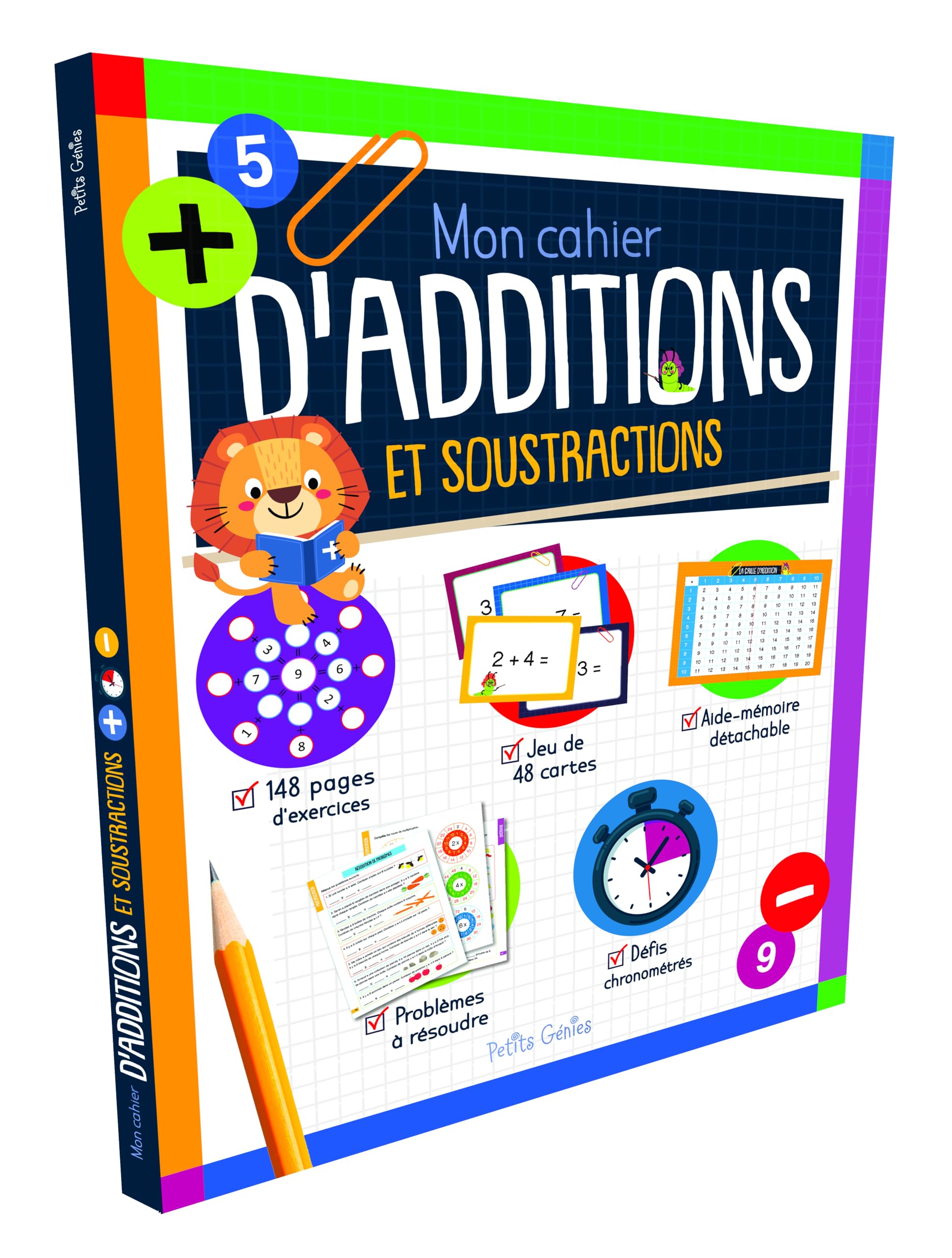 Mon cahier d'additions et de soustractions Professional & Reference Books