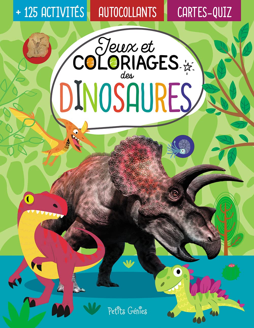 Jeux et coloriages des dinosaures book