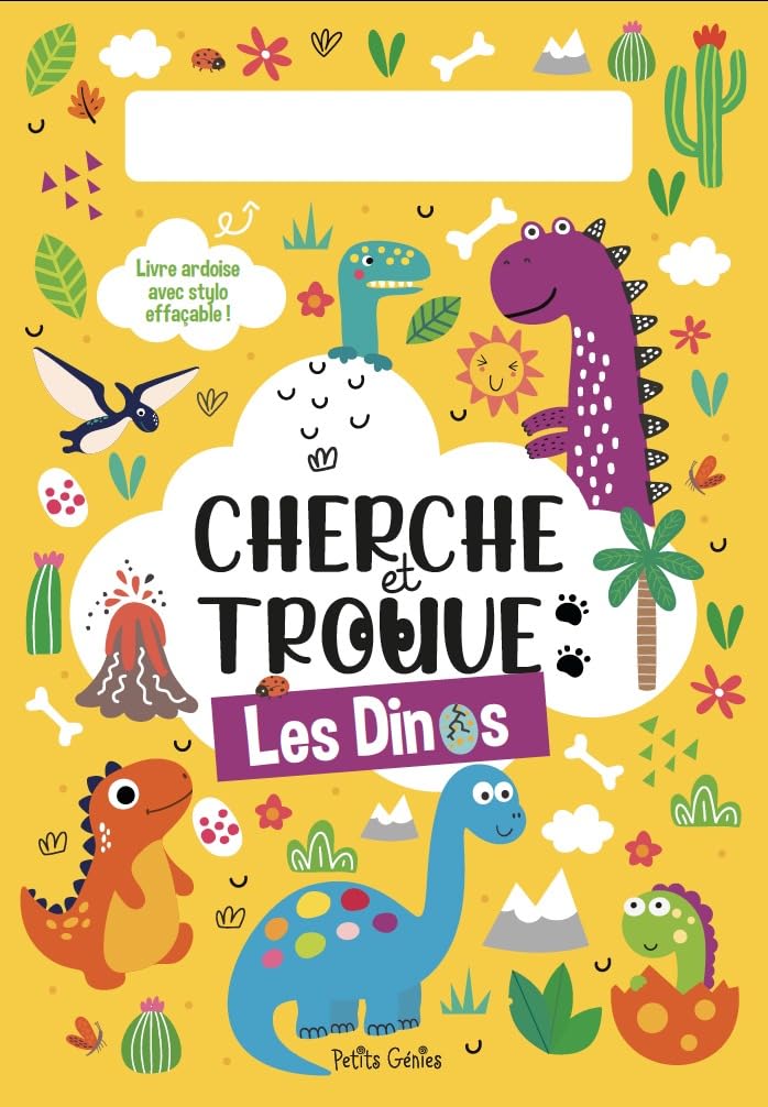 Cherche et trouve Les dinos: Avec un feutre effaçable Tiptoi & Games