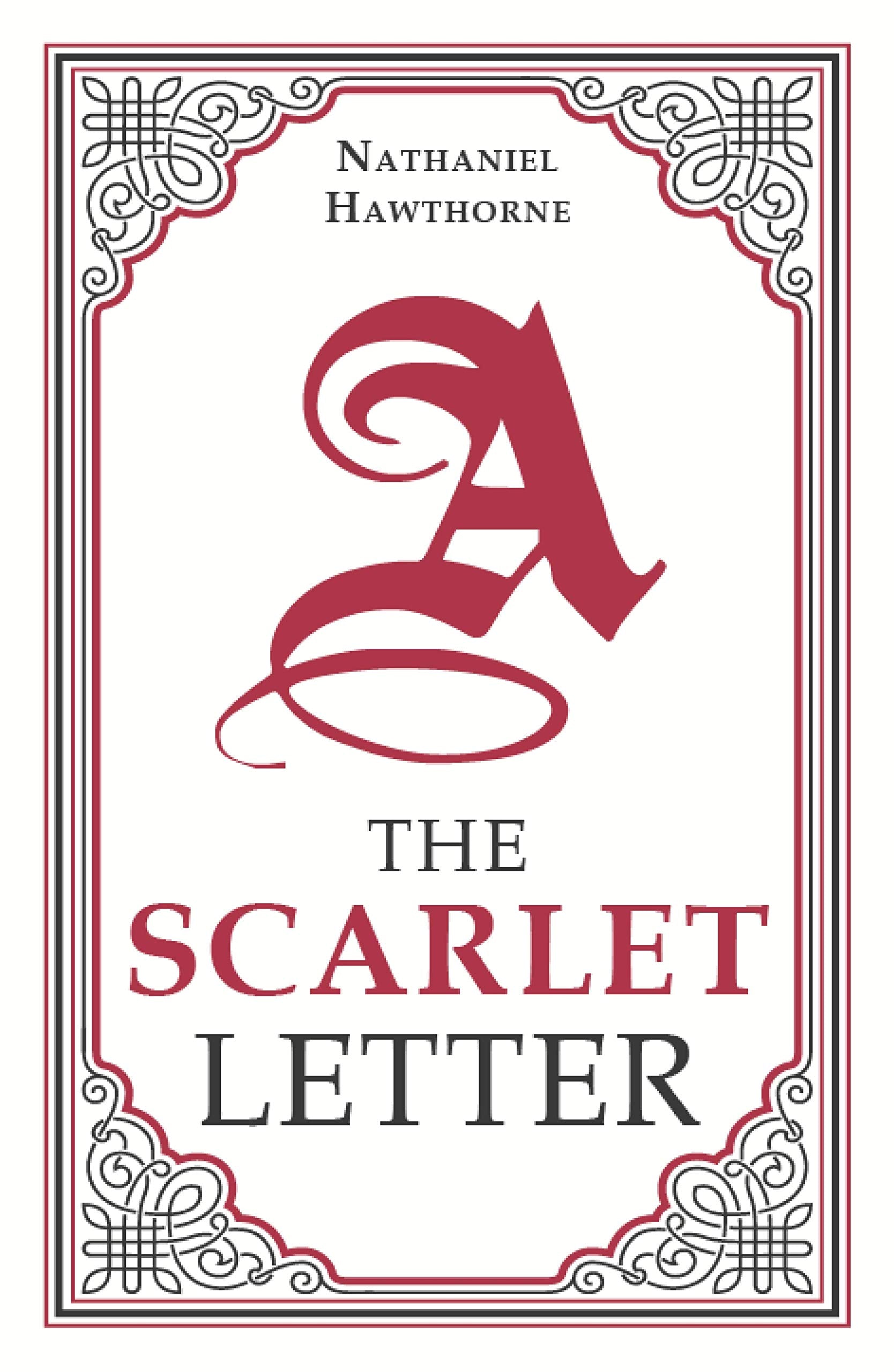 The Scarlet Letter, Nathaniel Hawthorne Classic Novel, (Hester Prynne, Adultery, Romantic Tragedy), Ribbon Page Marker, Perfect for Gifting Books