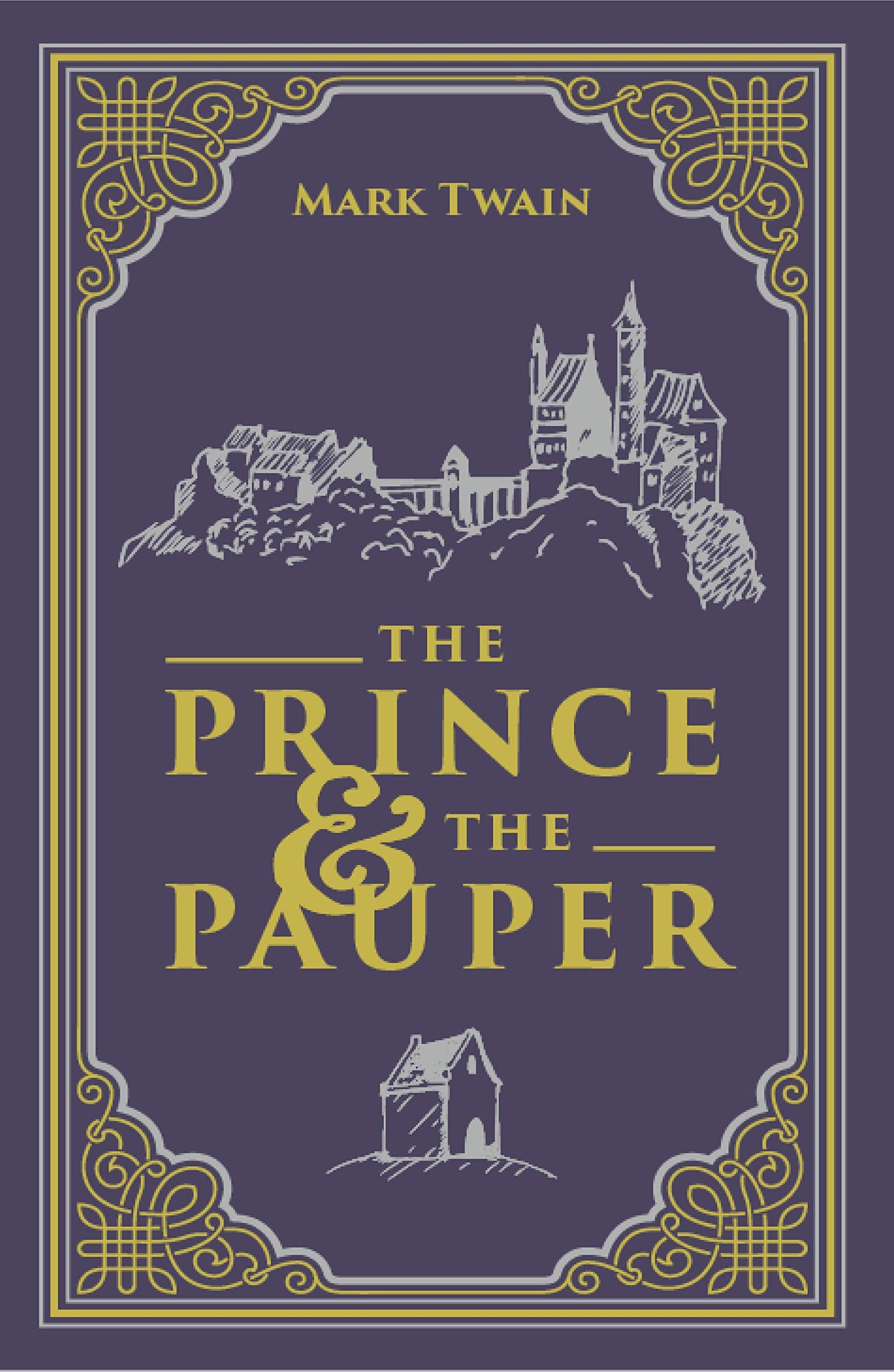 The Prince and the Pauper, Mark Twain Classic Novel, (16th Century London, Children's Literature), Ribbon Page Marker, Perfect for Gifting Books