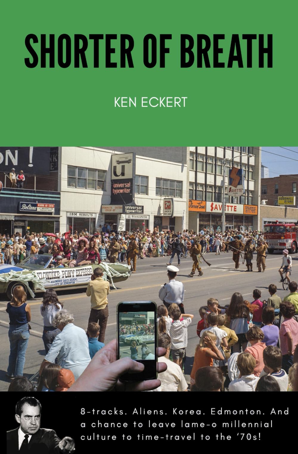 Shorter of Breath: 8-Tracks. Aliens. Korea. Edmonton. And a chance to leave lame-o millennial culture for the '70s! Humour & Satire