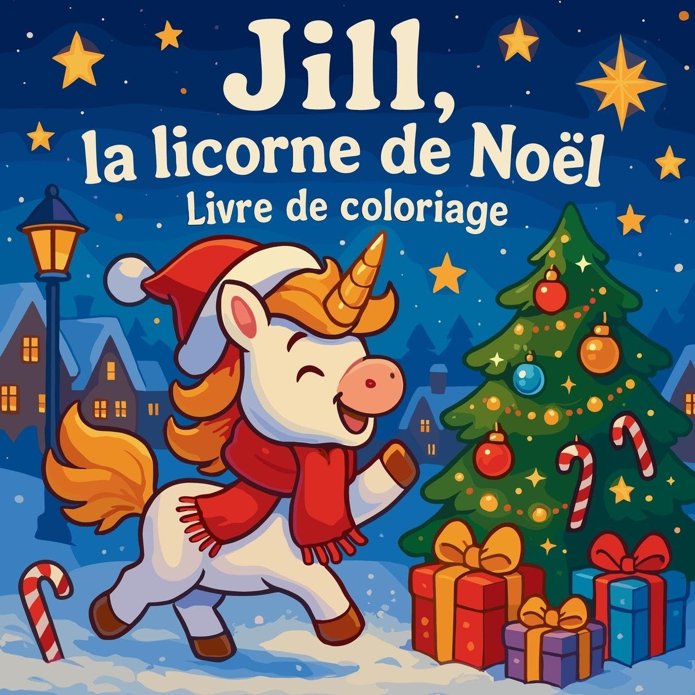 Jill, la licorne de Noël - Livre de coloriage Tiptoi & Games