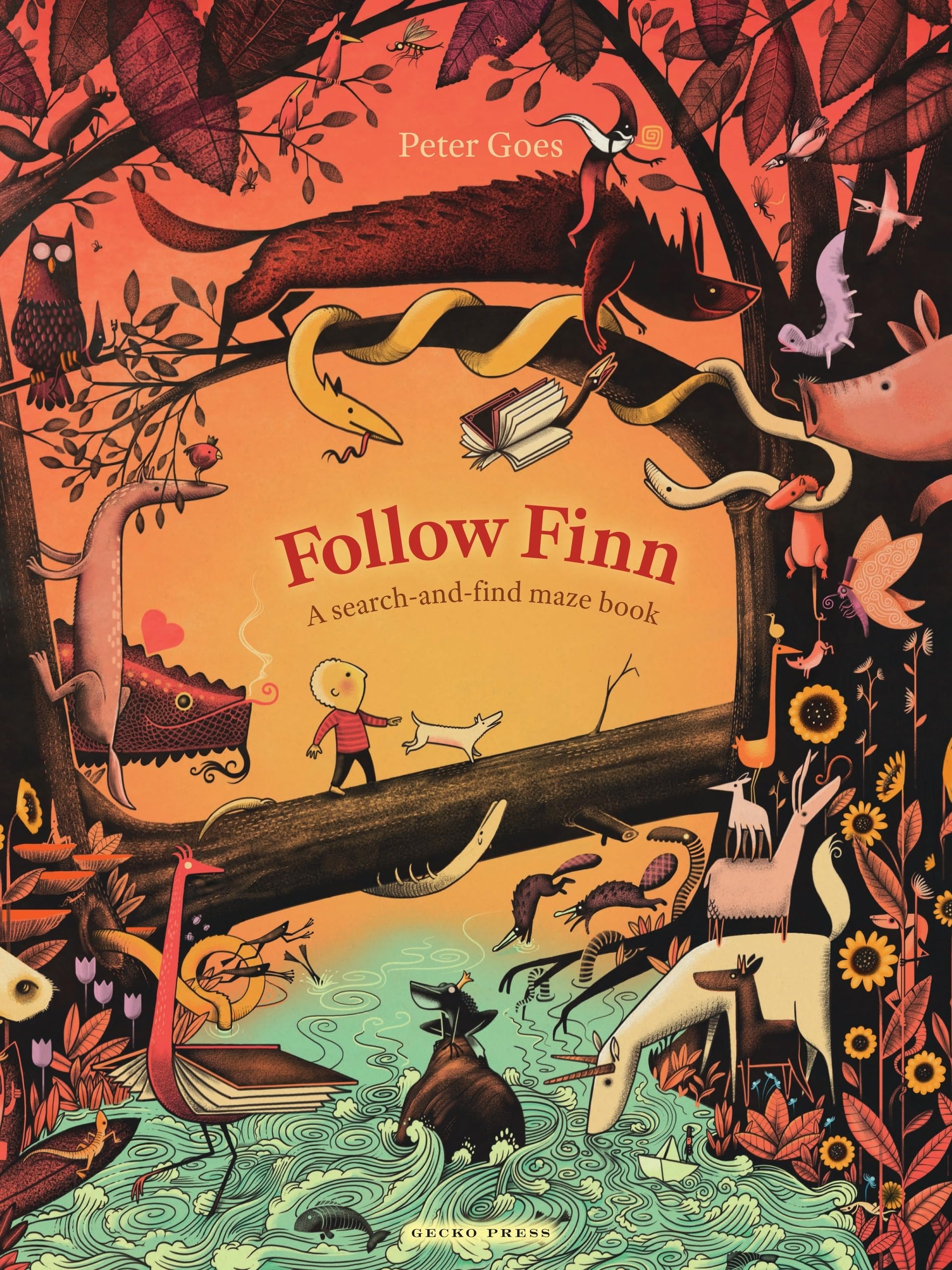 Follow Finn: A search-and-find maze book Tiptoi & Games