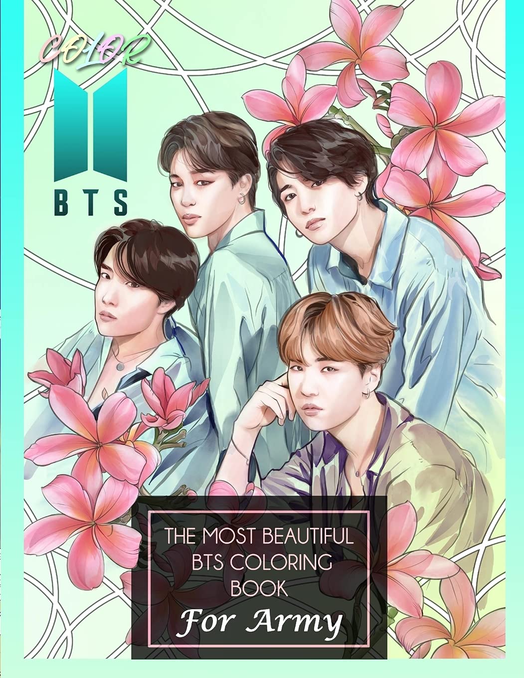 Color BTS! The Most Beautiful BTS Coloring Book For ARMY Calendars