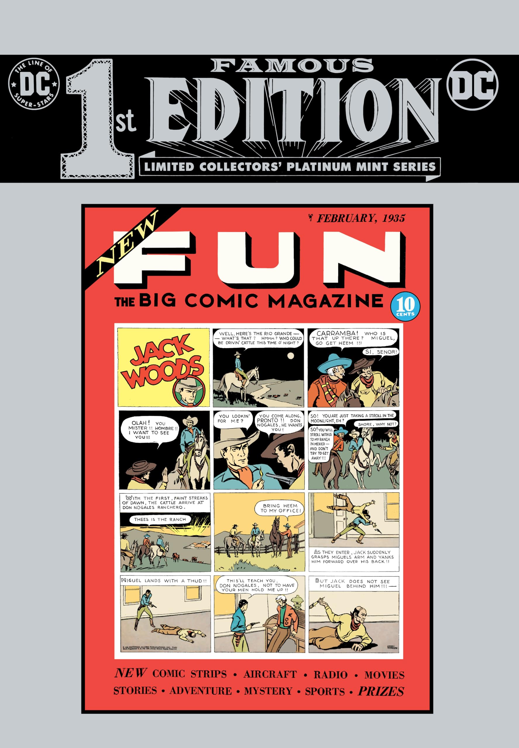 Famous First Edition: New Fun #1 C-63: New Fun Comics: Platinum Mint Manga