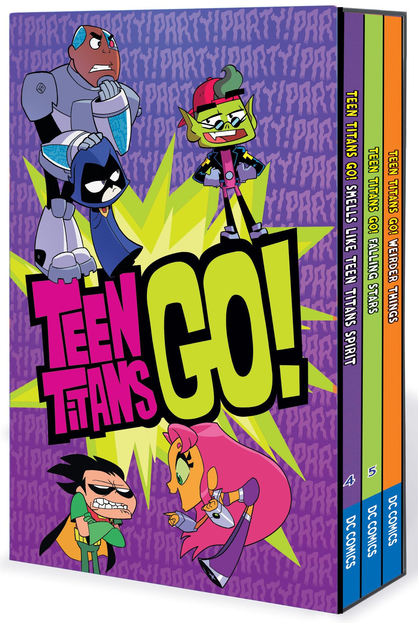 Teen Titans Go! Box Set 2: The Hungry Games: Smells Like Teen Titans Spirit / Falling Stars / Weirder Things (Teen Titans Go!, 4-6) Manga