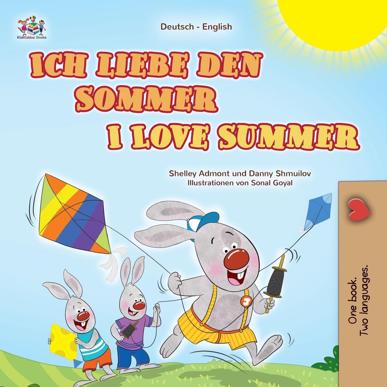 I Love Summer (German English Bilingual Children's Book) Foreign Languages ​​& Dictionaries