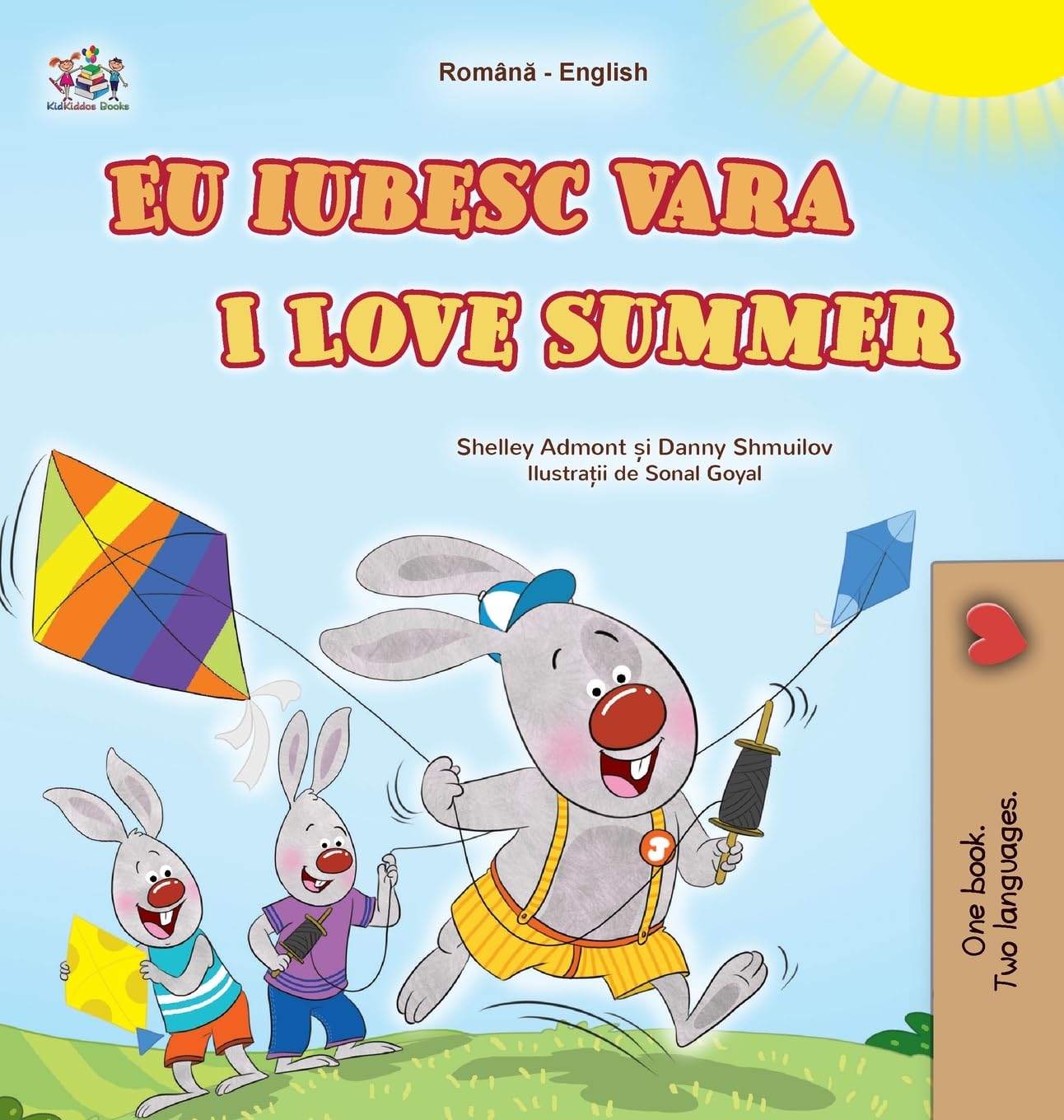 I Love Summer (Romanian English Bilingual Children's Book) Foreign Languages ​​& Dictionaries
