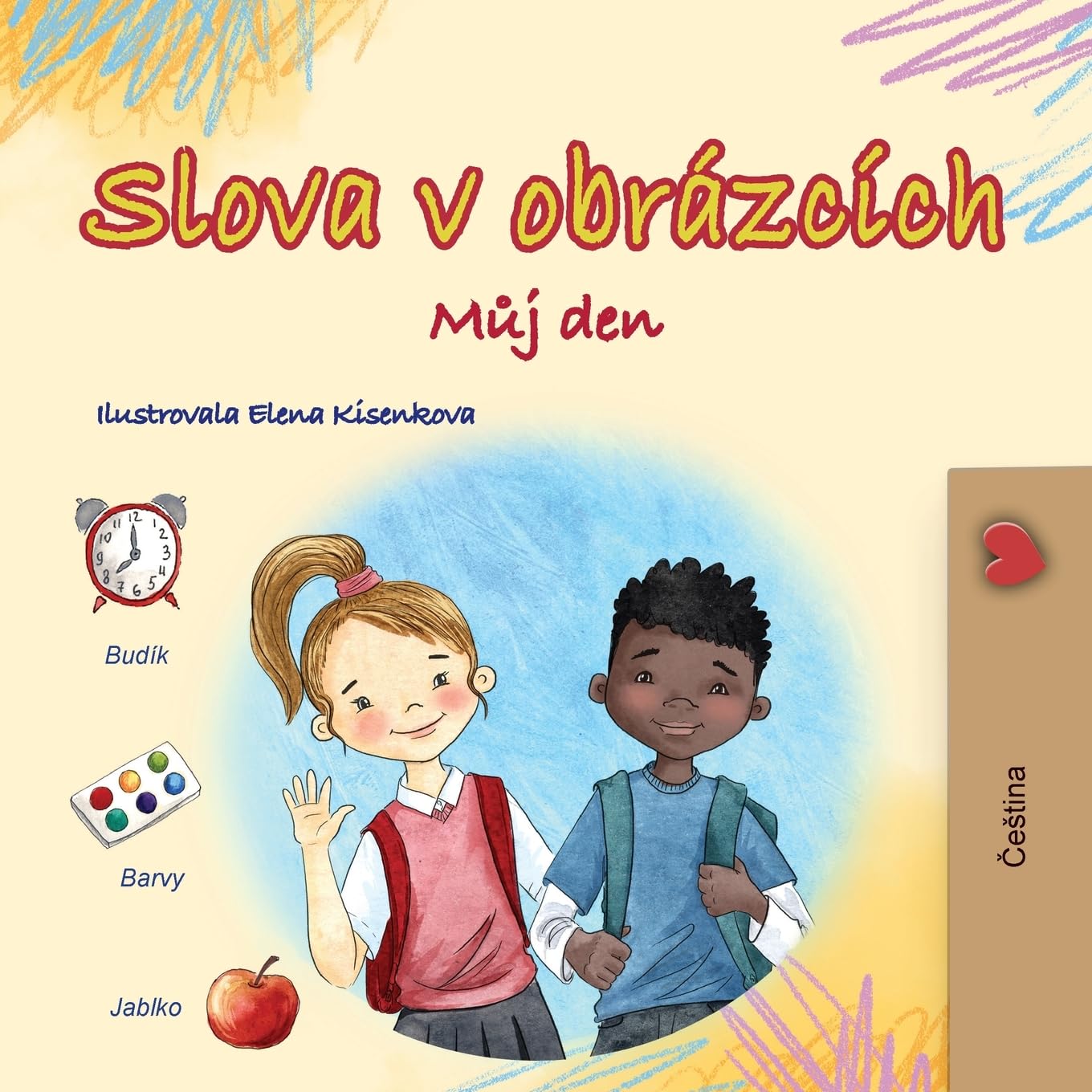 Words in Pictures - My Day (Czech Children's Book) Non-fiction