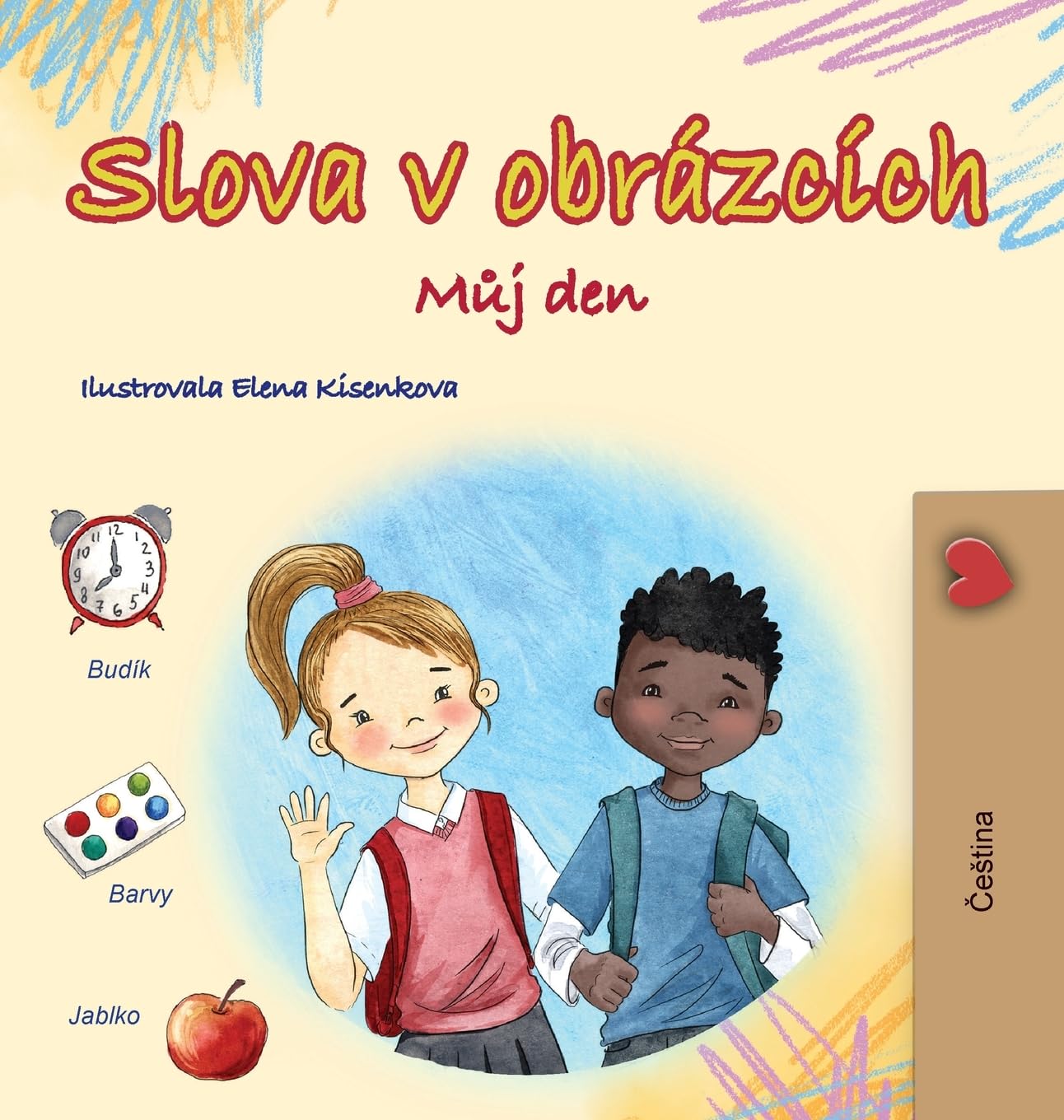 Words in Pictures - My Day (Czech Children's Book) Non-fiction