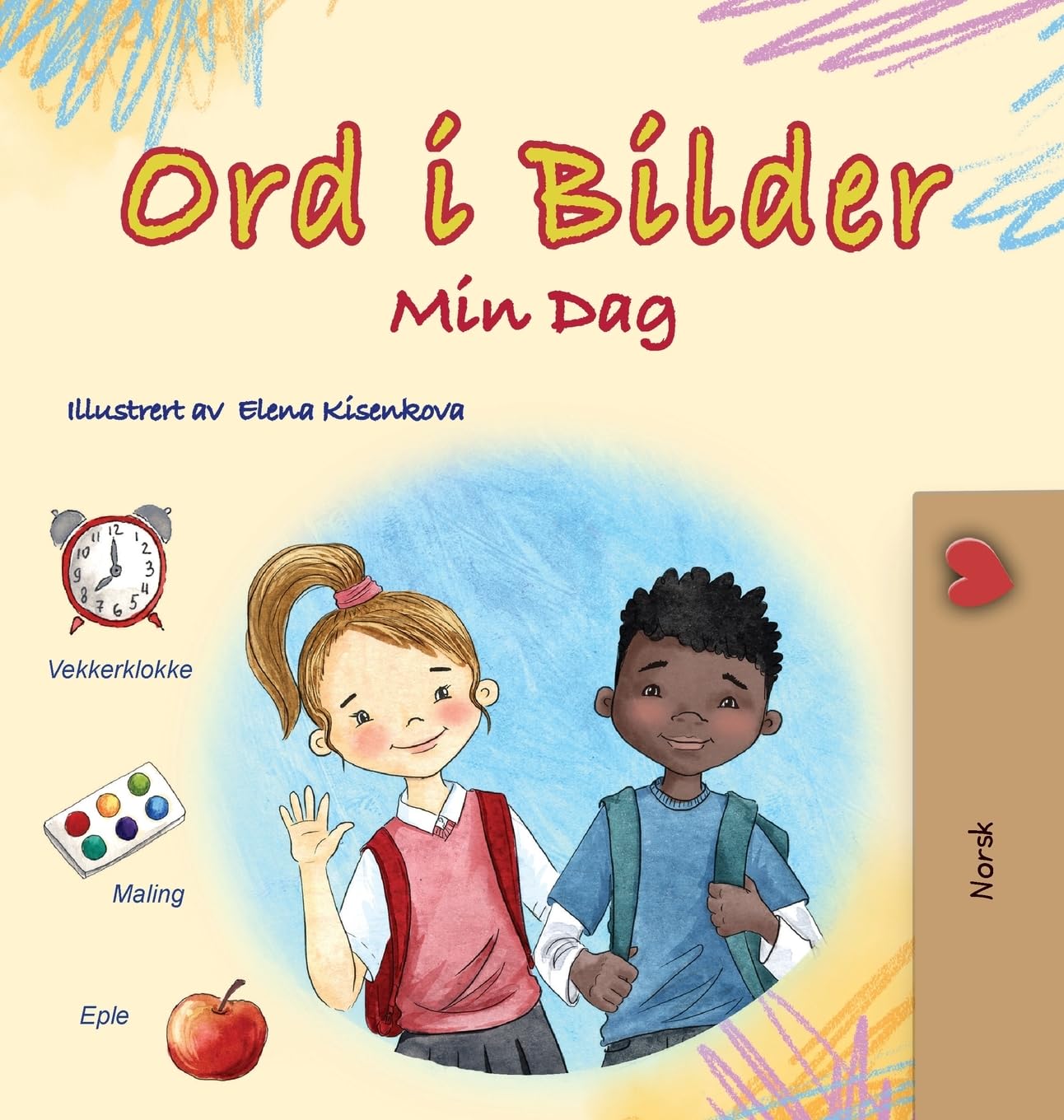 Words in Pictures - My Day (Norwegian Children's Book) Non-fiction