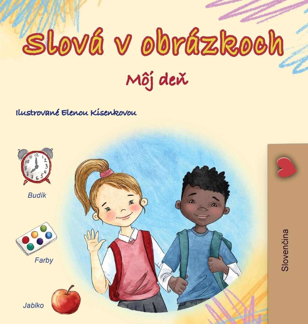 Words in Pictures - My Day (Slovak Children's Book) Non-fiction