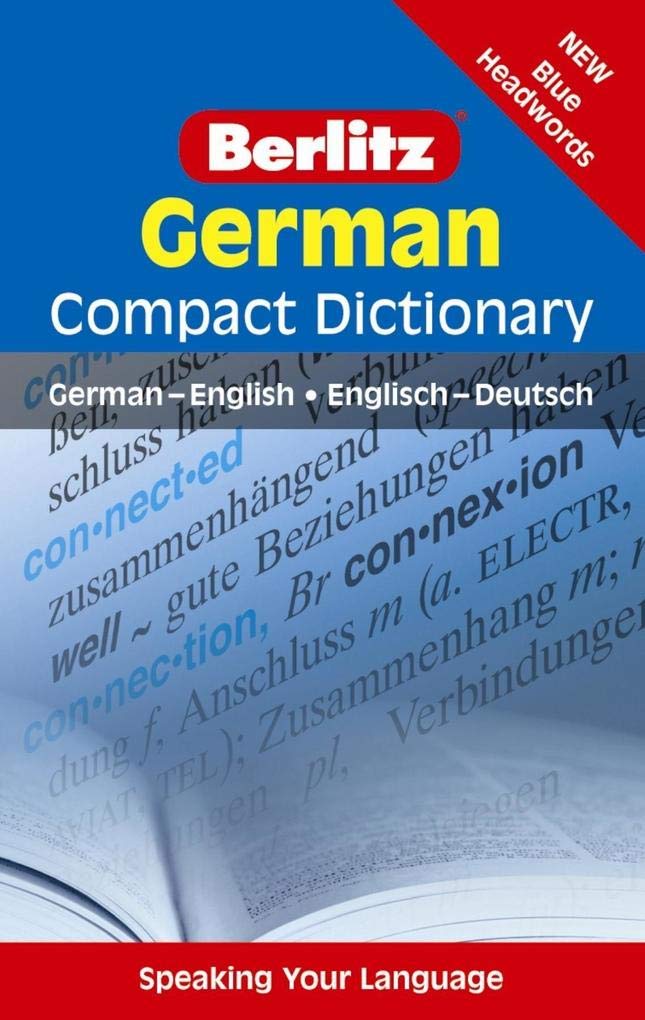 Berlitz German Compact Dictionary: German-English/Englisch-Deutsch Foreign Languages ​​& Dictionaries