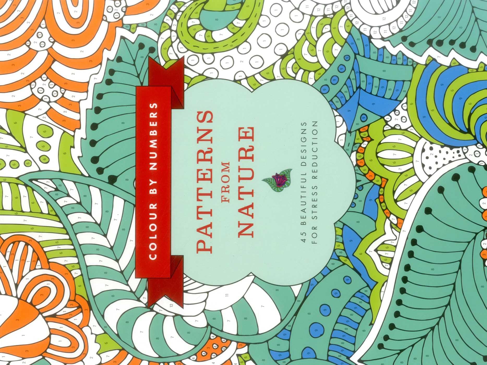 Colour by Numbers: Patterns from Nature: 45 Beautiful Designs for Stress Reduction (Color by Numbers) Hobbies & Crafts