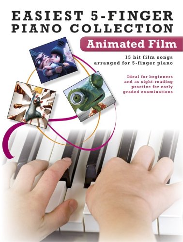 Easiest 5-Finger Piano Collection: Animated Film book
