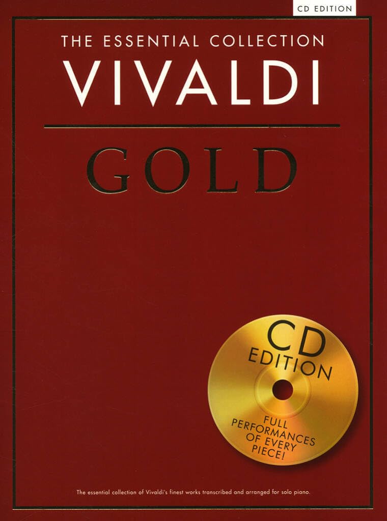 The Essential Collection Vivaldi Gold. Klavier Solo. Enthält Audio-Online: Spielbuch Klavier Sheet Music