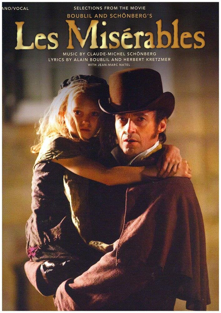 Les Miserables Selections From The Movie: Songbook Klavier, Gesang Social Sciences