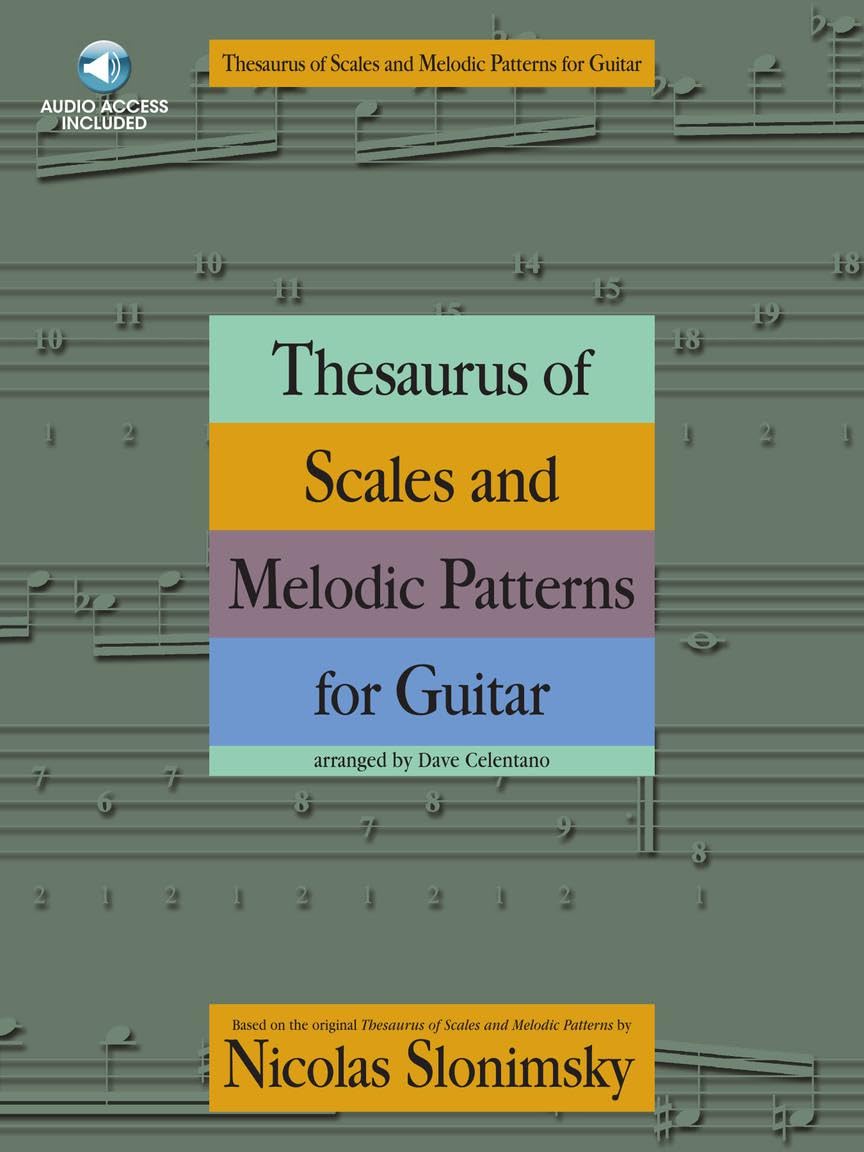 Thesaurus of Scales and Melodic Patterns (For Guitar): #F# Buch, CD, TABULATUR für Gitarre Sheet Music