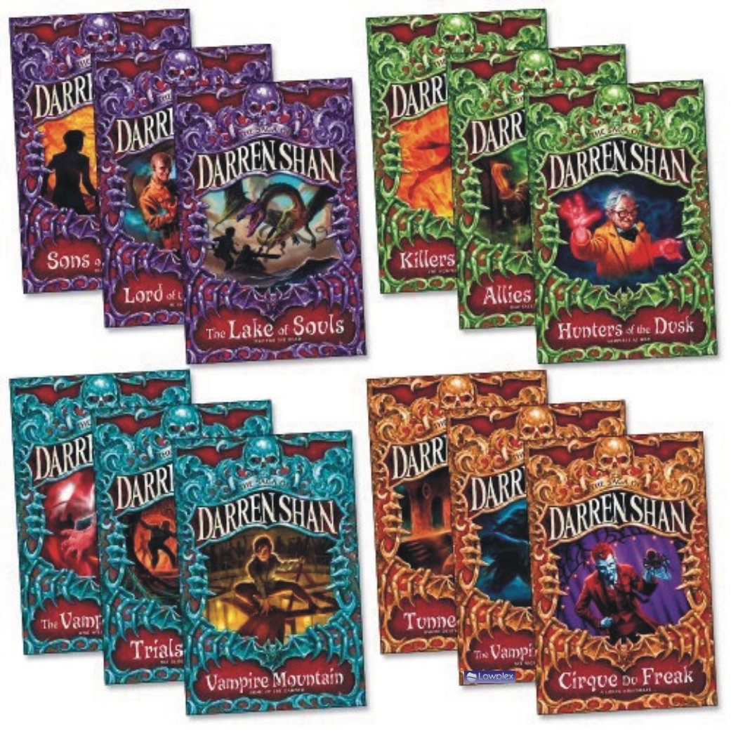 The Saga of Darren Shan Pack, 12 books, RRP 71.88 (Allies of Night,Cirque du... book