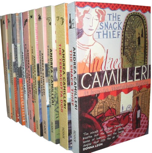 Andrea Camilleri Inspector Montalbano Mysteries 10 Books Collection Set (Series 1) Books